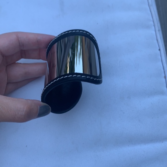 Michael Kors leather and silver cuff - Picture 5 of 5